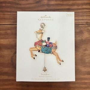 2007 Hallmark Keepsake Reindeer Yuletide Treasures Ornament NIB‎ 2nd In Series